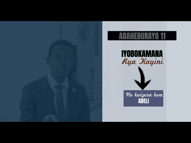 2.  Iyobokamana rya Kayini no Kwizera kwa Abeli by Yves Tumukunde