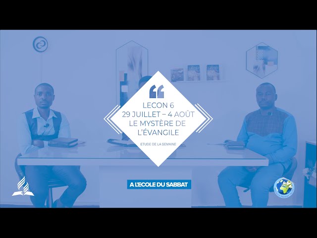 TRIMESTRE III ECOLE DU SABBAT LECON  6