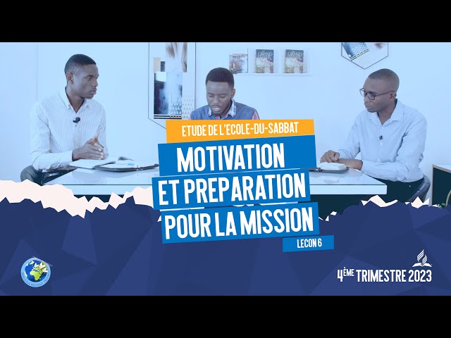 TRIMESTRE IV ECOLE DU SABBAT LECON  6
