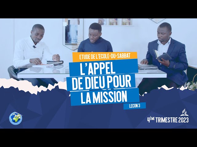 TRIMESTRE IV ECOLE DU SABBAT LECON  3