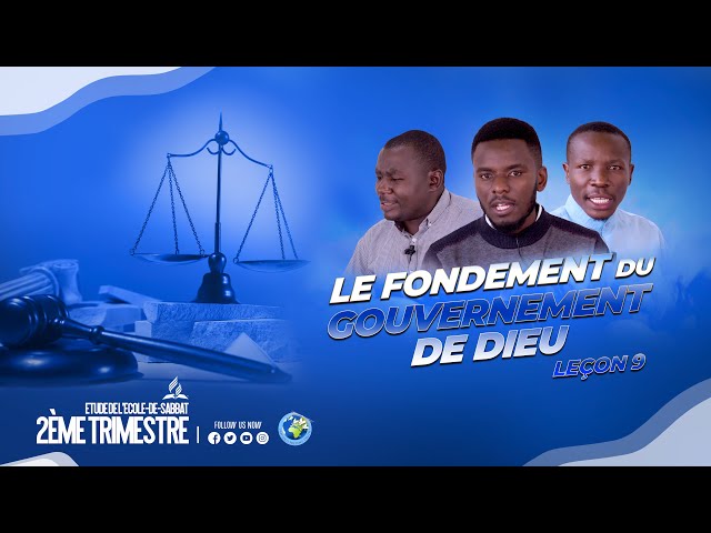 2ÈME  TRIMESTRE 2024  ETUDE DE l'ECOLE DU SABBAT EDS LECON  9