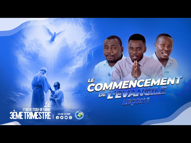 3ÈME  TRIMESTRE 2024  ETUDE DE l'ECOLE DU SABBAT EDS LECON  1